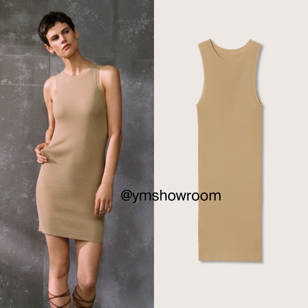 🔥Last 1🔥MANGO Ribbed dress